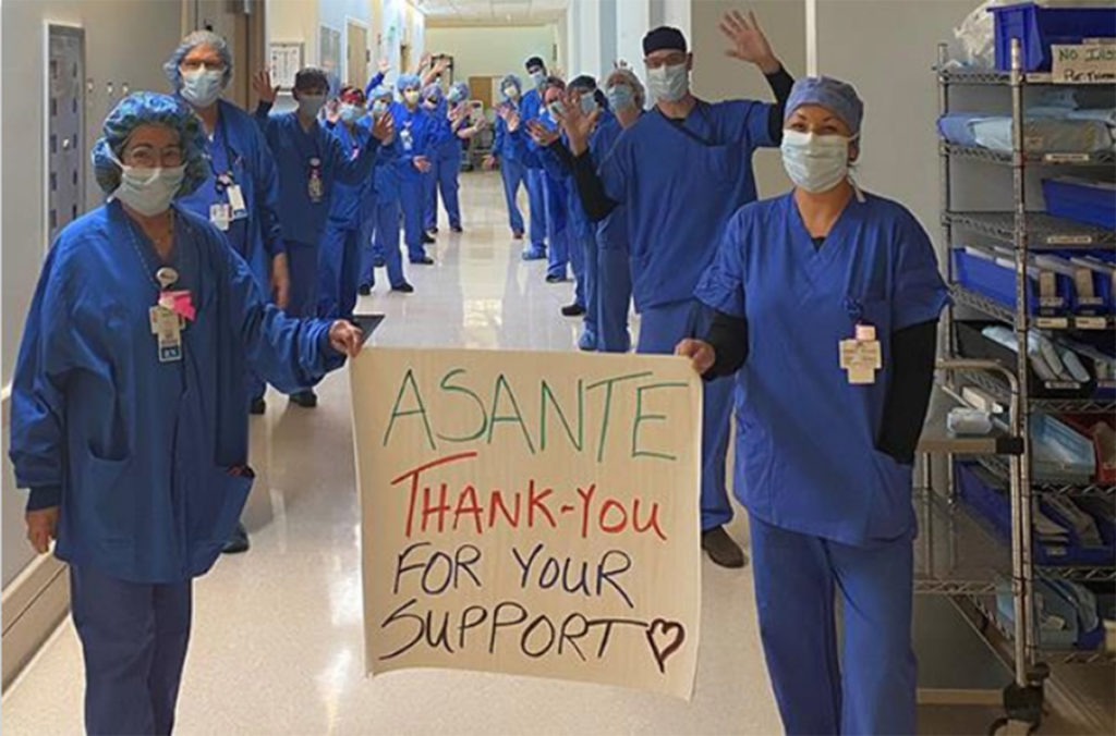 Asante Employees Thanks Company for Support