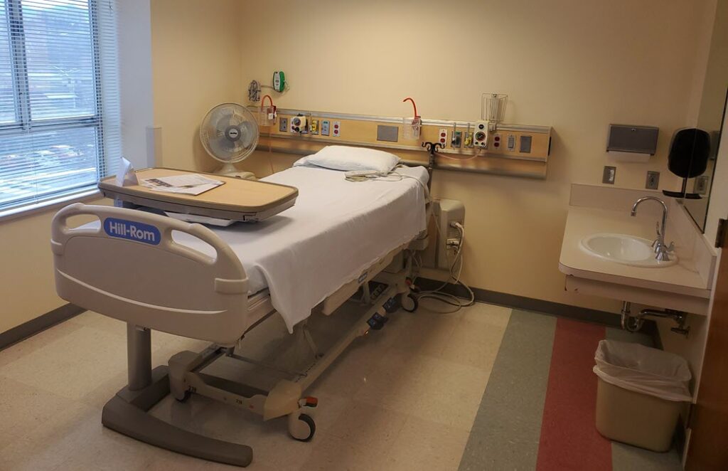 ARRMC patient room
